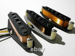 Stratocaster Black Strat Q Pickups Set Hand Wound Fits Fender David Gilmour