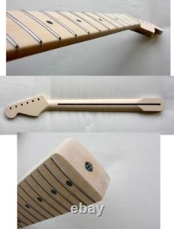 Stratocaster Guitar Neck/1-Piece/21 Jumbo /Unfinished/fits Warmoth, Fender STRAT Stratocaster Guitar Neck/1-Piece/21 Jumbo /Unfinished/fits Warmoth, Fender STRAT