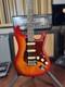Stratocaster Style Electric Guitar Plasma Red Tree Of Life