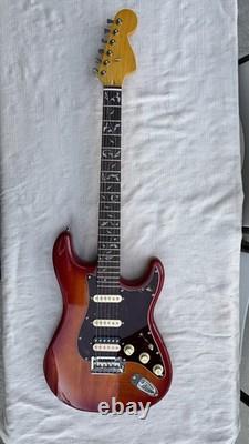 Stratocaster style Electric guitar Plasma Red tree Of Life