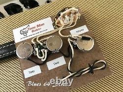 The Blues 64 Strat Prewired Vintage Wiring Kit Fits Fender Stratocaster