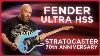 The Coolest Finish Of The Year Fender 70th Anniversary Ultra Stratocaster In Amethyst