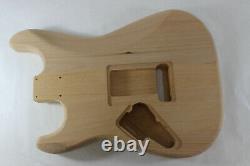 Unfinished Alder HSS Strat Stratocaster body Fits Fender neck J377