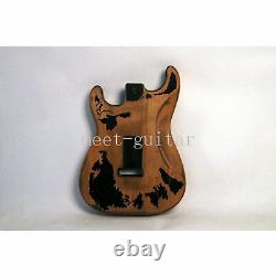 Vintage Body for Fender Stratocaster Style DIY Parts Heavy Relic Black Brand New