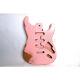 Vintage Pink Electric Guitar Body Sss For Fender Stratocaster Replacement Relic