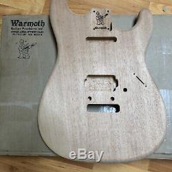 Warmoth Light Weight Strat Mahogany Electric Guitar Body Fender Lic Stratocaster