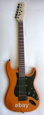 Warmoth STRAT/TELE Burnt Orange /Us ToneWorks Pickups/ Like FENDER STRATOCAST