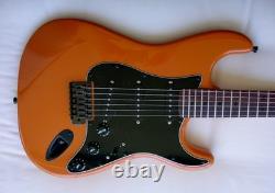 Warmoth STRAT/TELE Burnt Orange /Us ToneWorks Pickups/ Like FENDER STRATOCAST