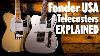 Which Telecaster Is For You Every Fender Usa Model Explained