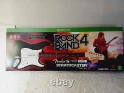 Xbox One Rock Band 4 Wireless Fender Stratocaster Guitar Controller Black NEW
