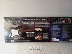 Xbox One Rock Band 4 Wireless Fender Stratocaster Guitar Controller Black NEW