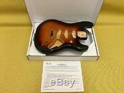 099-8003-700 Véritable Fender Stratocaster Sunburst Alder Corps Avec Vintage Pont