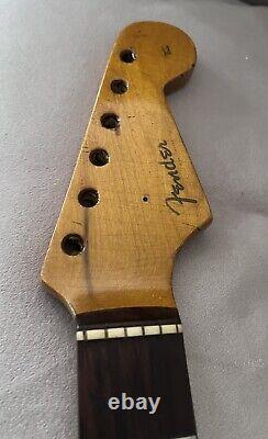1959 Stratocaster Neck Genuine Fender Vintage Pièces Collier. Jvguitars