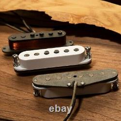1967 Vintage Ensemble De Ramassage De Remplacement Ajustement Stratocaster Fender