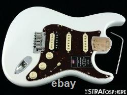 2020 Fender American Ultra Stratocaster Strat Hss Loaded Body USA Arctic Pearl