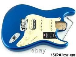 2021 Fender American Ultra Stratocaster Strat Hss Loaded Body, USA Cobra Blue
