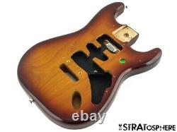 2021 Fender Deluxe Series Stratocaster Strat Body 2 Point Contour Tobacco Burst