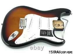 2021 Fender Player Stratocaster Strat Loaded Body Guitar Parts Sunburst