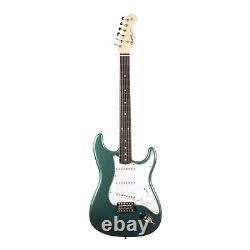 Atelier de personnalisation Fender 1962 Stratocaster NOS en palissandre vert métallique Sherwood