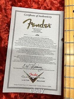 Atelier de personnalisation Fender 50e anniversaire '54 Masterbuilt Stratocaster limitée #4859