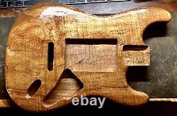 Body Stratocaster - Cou 70s D'érable Émaillé, Bricolé Et Barré Roasted