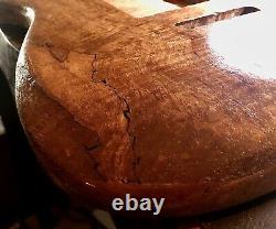 Body Stratocaster - Cou 70s D'érable Émaillé, Bricolé Et Barré Roasted