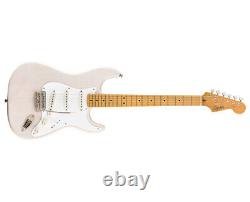 Boîte Ouverte Squier Classic Vibe'50s Blond Blanc Stratocaster Avec Doigt D'érable