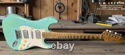 CM Custom Stratocaster des années 1950 Surf Green Heavy Relic à la Journeyman, Danocaster