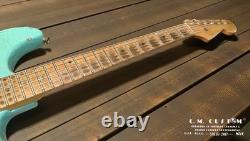 CM Custom Stratocaster des années 1950 Surf Green Heavy Relic à la manière de Journeyman, Danocaster