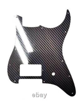 Carbon Fiber Guitare Single Humbucker Pickguard Pour Fender Stratocaster Strat