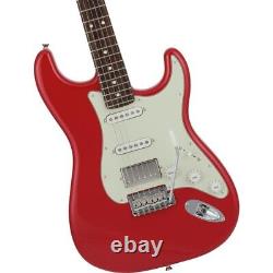 Collection Fender 2024 fabriquée au Japon Hybrid II Stratocaster HSS rouge Modena