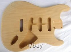 Corps de Stratocaster 2pcs assemblé au centre en aulne nord-américain non fini ? 4,0 lbs