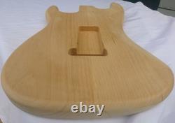 Corps de Stratocaster 2pcs joint central en aulne nord-américain non fini ? 4.0Lbs