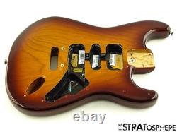 Corps de Stratocaster Fender American Professional II Stratocaster, finition Aged Cherry Burst