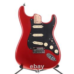 Corps de Stratocaster Fender American Ultra II finition Sinister Red entièrement équipé