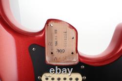 Corps de Stratocaster Fender American Ultra II finition Sinister Red entièrement équipé