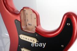 Corps de Stratocaster Fender American Ultra II finition Sinister Red entièrement équipé