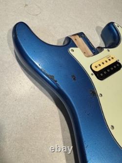 Corps de Stratocaster en aulne relic, chargé, finition nitro après-vente