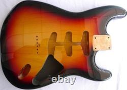 Corps de guitare Hardtail Strat Stratocaster, 3 pièces en aulne nord-américain 3TS ? 4,6 lbs