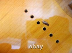 Corps de guitare Hardtail Strat Stratocaster, 3 pièces en aulne nord-américain 3TS ? 4,6 lbs