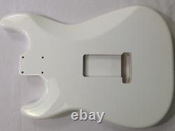 Corps de guitare Stratocaster Strat en 3 pièces en aulne nord-américain SSS blanc ? 4,4 lbs