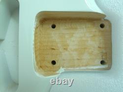 Corps de guitare Stratocaster Strat en 3 pièces en aulne nord-américain SSS blanc ? 4,4 lbs