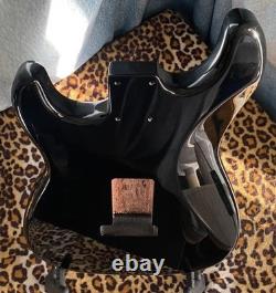 Corps de remplacement Stratocaster Paisley HSH en aulne avec cavité blindée
