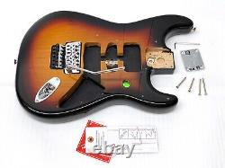 Corps en aulne Fender Player Stratocaster authentique Floyd Rose autorisé en Sunburst MIM