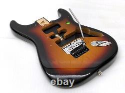 Corps en aulne Fender Player Stratocaster authentique Floyd Rose autorisé en Sunburst MIM