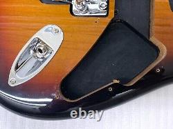 Corps en aulne Fender Player Stratocaster authentique Floyd Rose autorisé en Sunburst MIM