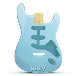 Daphne Blue Fender Stratocaster Compatible Guitar Body 2 Piece Alder