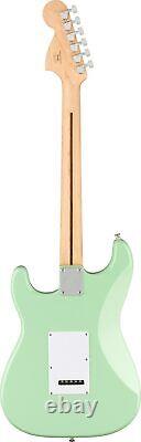 Ensemble Fender Squier Affinity Stratocaster, Surf Green, Amplificateur Frontman 10G, Housse de transport