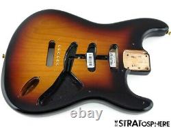 Etats-unis Fender Srv Stevie Ray Vaughan Stratocaster Body 3 Color Sunburst