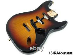 Etats-unis Fender Srv Stevie Ray Vaughan Stratocaster Body 3 Color Sunburst